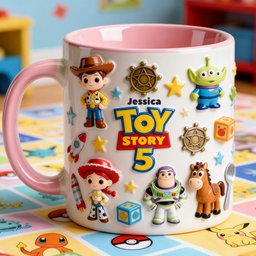 The Story Of Us - Personalized Movie For Kids Accent Mug