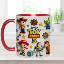 The Story Of Us - Personalized Movie For Kids Accent Mug – view 7