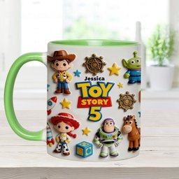 The Story Of Us - Personalized Movie For Kids Accent Mug – view 8