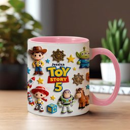 The Story Of Us - Personalized Movie For Kids Accent Mug – view 2