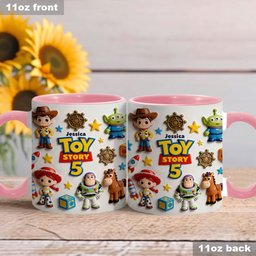 The Story Of Us - Personalized Movie For Kids Accent Mug – view 3