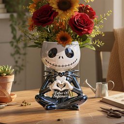 Father Mother Of Nightmares - Personalized Nightmare Acrylic Pot & Stake – view 2