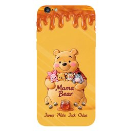 Mama Bear - Personalized Yellow Bear Full Print Phone Case – view 8