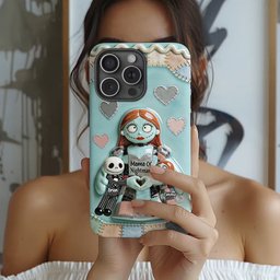 Mama Of Nightmares - Personalized Nightmare Full Print Phone Case – view 3