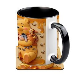 Mama Bear - Personalized Yellow Bear Accent Mug & Coaster – view 5