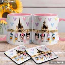 Magic Mama - Personalized Mouse Accent Mug & Coaster – view 3