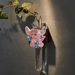 Cute Sparkling Alien - Personalized Ohana Magnetic Flower Vase – view 4