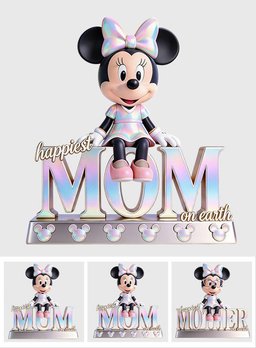 Happiest Mom Nana On Earth Magic - Personalized Mouse Custom Shaped Acrylic Plaque – view 7