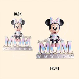 Happiest Mom Nana On Earth Magic - Personalized Mouse Custom Shaped Acrylic Plaque – view 4