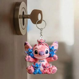 Blue Mama - Personalized Ohana Plush Keychain – view 6