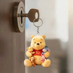 Mama Bear - Personalized Yellow Bear Plush Keychain – view 6
