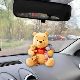 Mama Bear - Personalized Yellow Bear Plush Keychain – view 2
