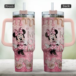 Mouse Mama - Personalized Mouse Tumbler With Handle – view 2