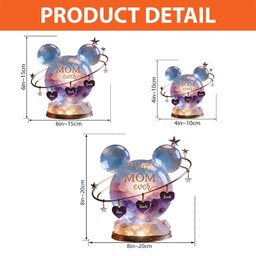 Best Nana Ever - Personalized Mouse Custom Shaped Acrylic Plaque – view 6