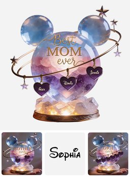 Best Nana Ever - Personalized Mouse Custom Shaped Acrylic Plaque – view 7