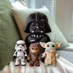 The Best Dad/Grandpa In The Galaxy - Personalized The Force Premium Faux Fur Pillow – view 7