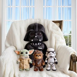 The Best Dad/Grandpa In The Galaxy - Personalized The Force Premium Faux Fur Pillow – view 5
