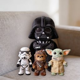 The Best Dad/Grandpa In The Galaxy - Personalized The Force Premium Faux Fur Pillow – view 4