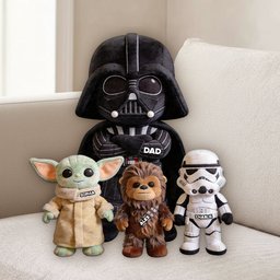 The Best Dad/Grandpa In The Galaxy - Personalized The Force Premium Faux Fur Pillow – view 2