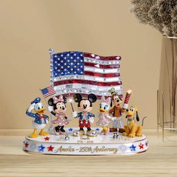 USA 250th Anniversary - Personalized Mouse Custom Shaped Acrylic Plaque – view 3