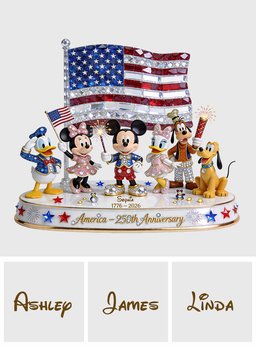 USA 250th Anniversary - Personalized Mouse Custom Shaped Acrylic Plaque – view 7