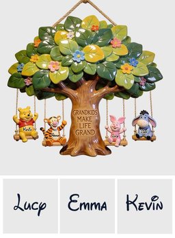 Grandkids Make Life Grand - Personalized Grandma Pallet Wood Sign – view 5