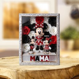 The Best Mom/Grandma On Earth - Personalized Mouse Custom Shaped Acrylic Plaque – view 2