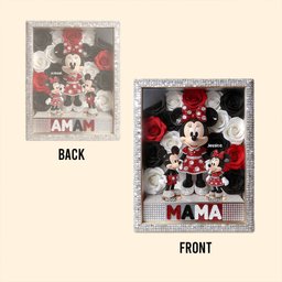 The Best Mom/Grandma On Earth - Personalized Mouse Custom Shaped Acrylic Plaque – view 4