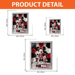 The Best Mom/Grandma On Earth - Personalized Mouse Custom Shaped Acrylic Plaque – view 6