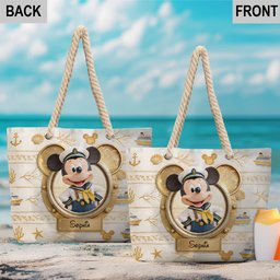 Magical Cruise Trip - Personalized Mouse Beach Bag – view 3