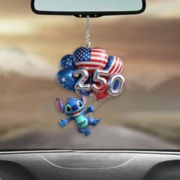 Hanging Balloons 250 - Personalized Ohana Transparent Car Ornament – view 4