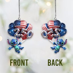 Hanging Balloons 250 - Personalized Ohana Transparent Car Ornament – view 5