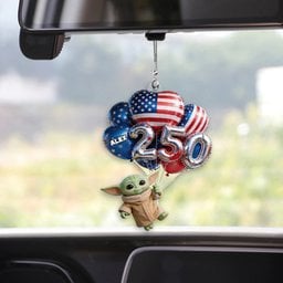Hanging Balloons Baby Cute 250 - Personalized The Force Transparent Car Ornament – view 6