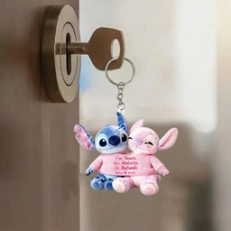 I'm Yours No Returns Or Refunds - Personalized Ohana Plush Keychain – view 6