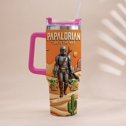 Galaxy Father’s Day - Personalized The Force Tumbler With Handle – view 8