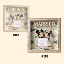 Happy Anniversary - Personalized Mouse Custom Shaped Acrylic Plaque – view 4