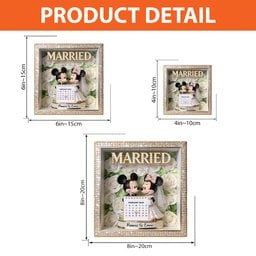 Happy Anniversary - Personalized Mouse Custom Shaped Acrylic Plaque – view 6