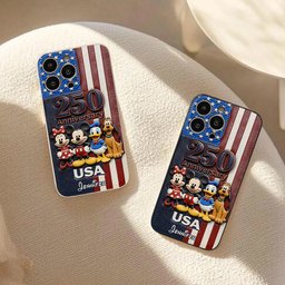 Friends 250 Anniversary - Personalized Mouse 3D Embossed Leather Phone Case – view 4