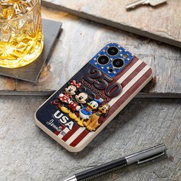 Friends 250 Anniversary - Personalized Mouse 3D Embossed Leather Phone Case – view 6