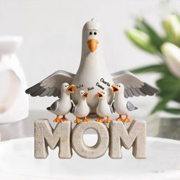 Seagulls Motherhood - Personalized Mother Custom Shaped Acrylic Plaque – view 3