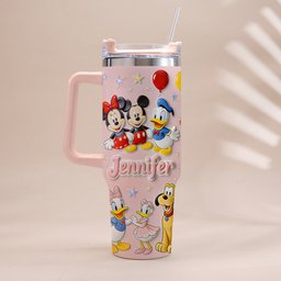 Magic Dream - Personalized Mouse Tumbler With Handle – view 4