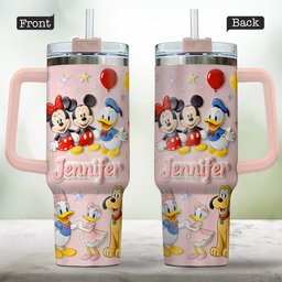Magic Dream - Personalized Mouse Tumbler With Handle – view 2