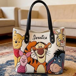 Friends - Personalized Yellow Bear Tote Bag