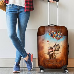 You Are My Greatest Adventure - Personalized Up Movie Couple Luggage Cover – view 3