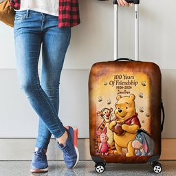 100th Anniversary - Personalized Yellow Bear Luggage Cover – view 3