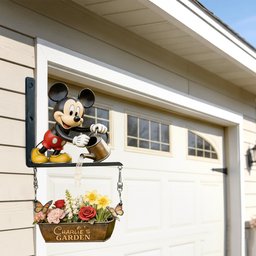 Magical Garden Gift For Gardening Lovers - Personalized Mouse Wooden Wall Mount Sign – view 2