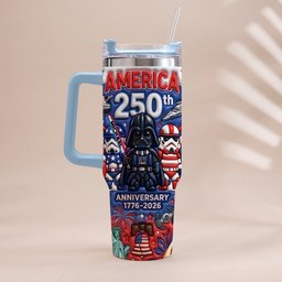 Galaxy USA 250th Anniversary - Personalized The Force Tumbler With Handle – view 6