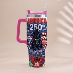 Galaxy USA 250th Anniversary - Personalized The Force Tumbler With Handle – view 8
