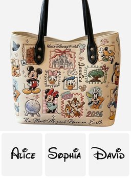 Friends - Personalized Dream Trip Tote Bag – view 5
