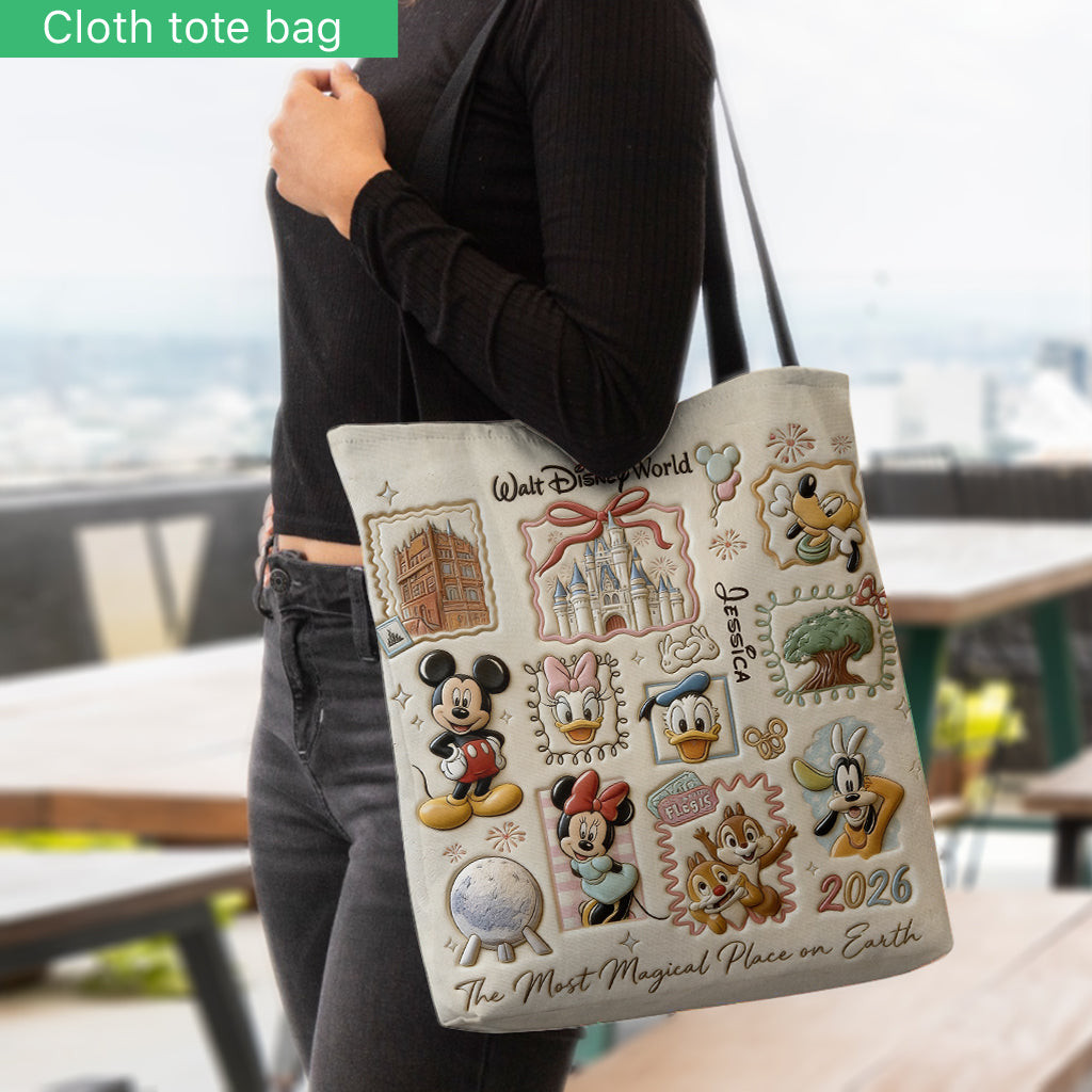 Friends - Personalized Dream Trip Tote Bag – view 2